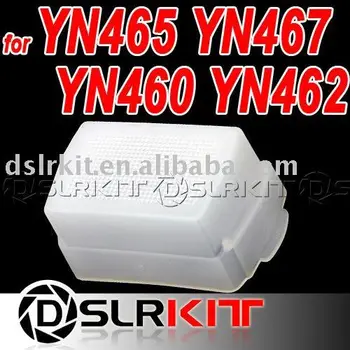 

White Plastic Flash Diffuser For YONGNUO YN467 YN465 YN462 YN460 YN460-II