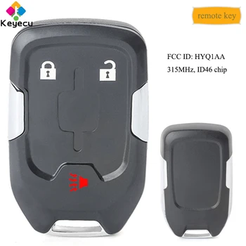 

KEYECU Replacement Smart Remote Key With 3 Buttons 315MHz ID46 Chip - FOB for GMC Terrain 2018 2019 FCC ID: HYQ1AA P/N: 13591388