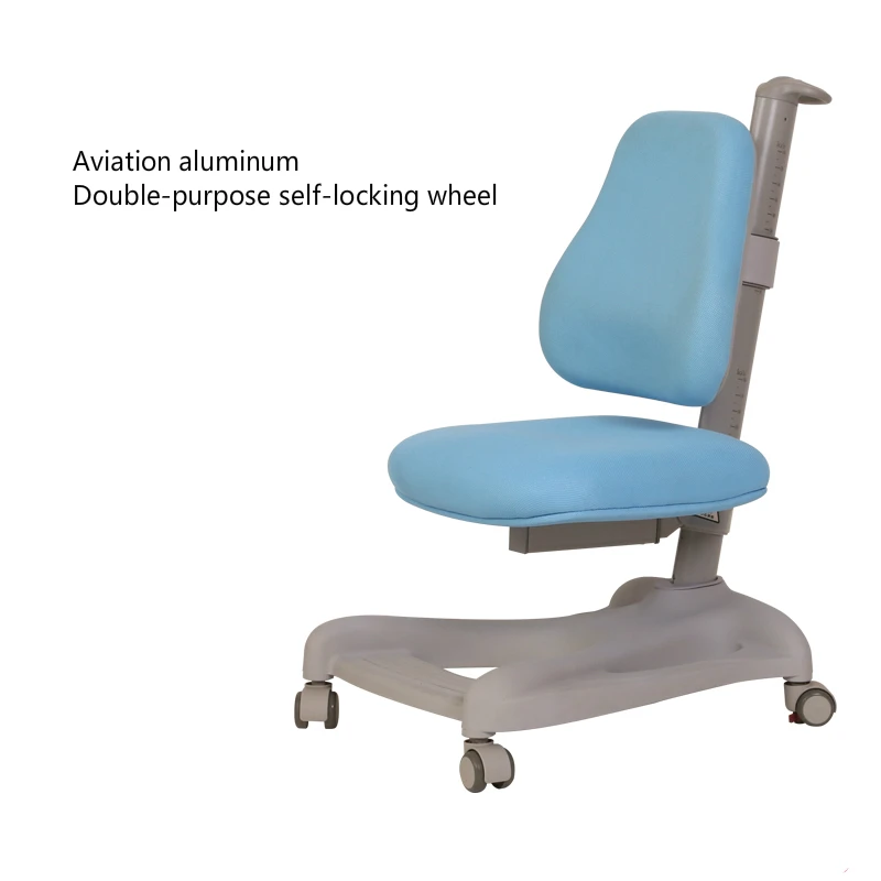 Удобный детский стул(кабинетный) Многофункциональный скользящий студенческий стул для дома с подножкой поднимает детей, восстанавливает письменный стул - Цвет: D2