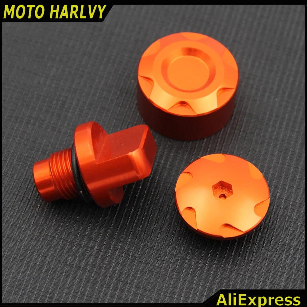 Motorcycle Accessories Water Pipe Cap+Engine Cover Camshaft Plug+Engine