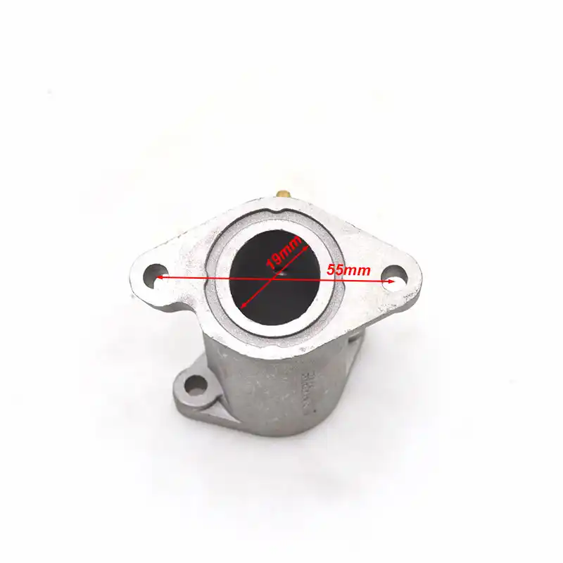 Tuyau DADMISSION DE CARBURATEUR Moto Joint collecteur dadmission Carburateur Tuyau//Fit Yamaha YBR YBR125 YB 125 125CC Accessoires Moteur Pi/èces de Rechange Color : Silver