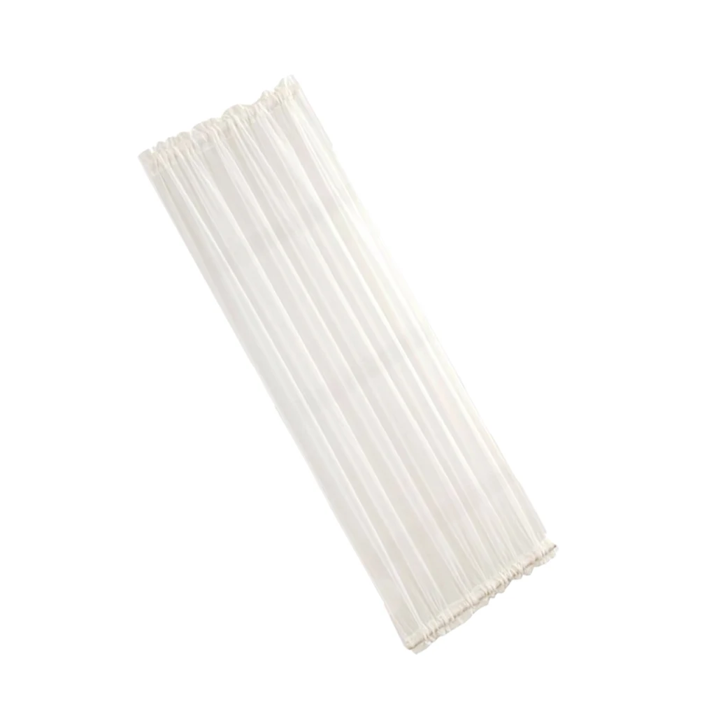 White French Door Curtains - Blackout Patio Door/Glass Door Curtain Panel for Privacy (1pcs, 64x183cm)