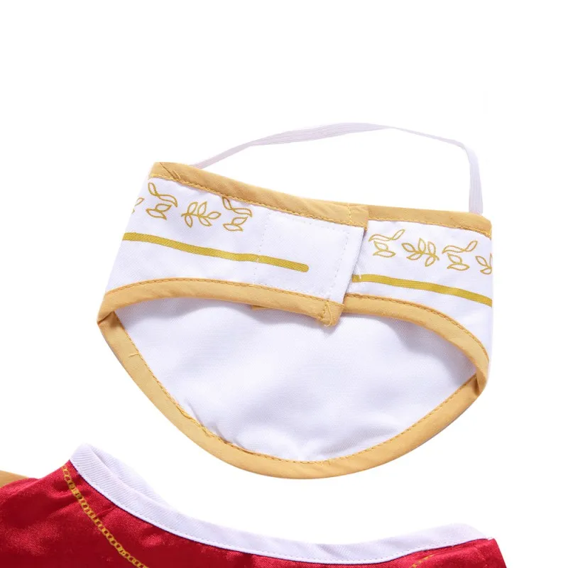 Godfather костюмы для косплея комплект белая рубашка красный халат с шляпой Забавный для свадебной вечеринки праздник собака наборы