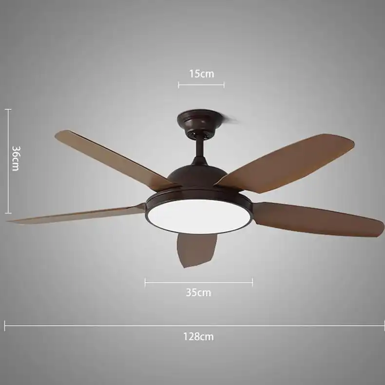 52 Inch Vintage Ceiling Fans With Light Bedroom Home Fan 220v Ceiling Fan With Remote Control 220v Ventilador De Teto