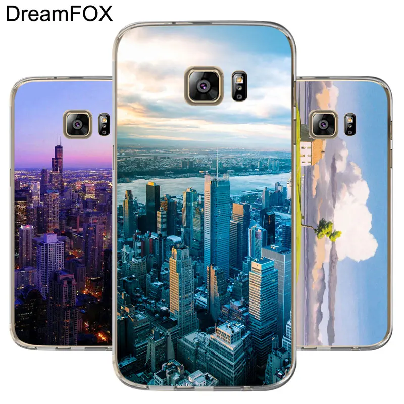 DREAMFOX M371 и пейзаж силиконовый чехол-накладка из мягкого ТПУ чехол КРЫШКА ДЛЯ samsung