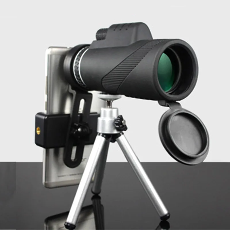 40X60 HD телескоп зум бинокль ночного видения ручной кронштейн для телефона Телескопический телескоп Военный Профессиональный охотничий объектив - Цвет: Set A type