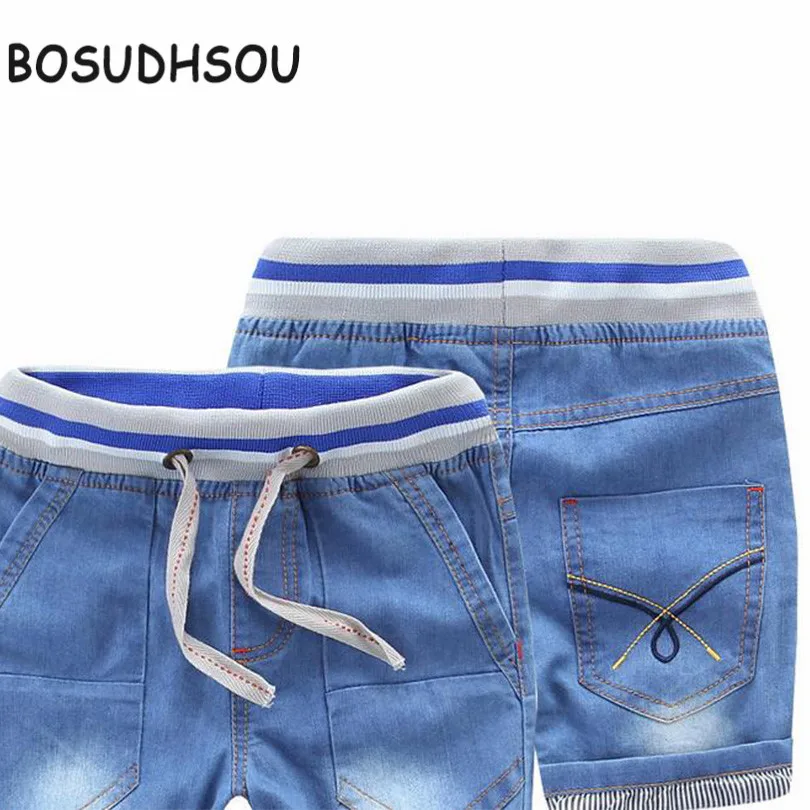 

Bosudhsou Short Pants Fashion Carton Boy Trousers Boys Shorts Summer Baby Cowboy Children Boy Casual Short Teenagers Clothes