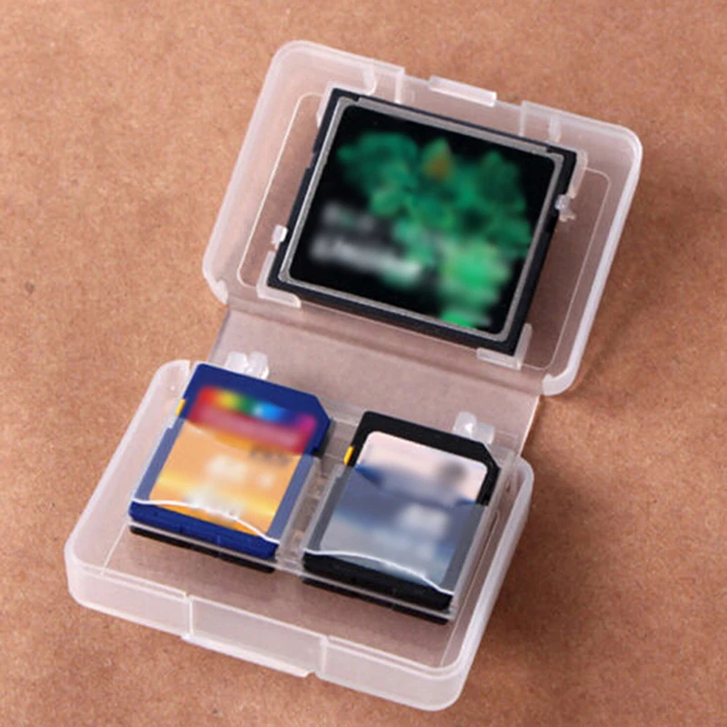 Memory Card Cases CF SD card Cases Universal Memory Box Pack SD MMC SDHC PRO DUO 1