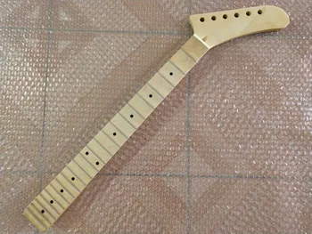 

Banana headstock Full scalloped Guitar Neck Replacement 22 Fret Maple ST style