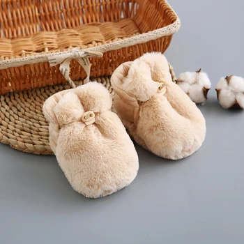 

Baby First Walkers Warm Newborn Toddler Girls Boots Baby Boys Girls Soft Soles Infant Cute Crib Shoes Hot