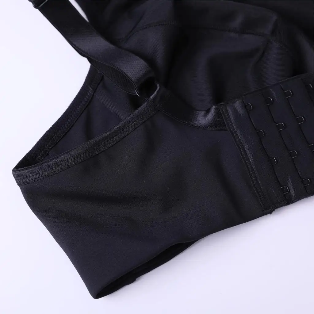 Women's Wire Free No Padding Full Support Plus Size Sports Bra