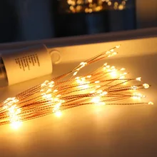 Складной букет форма светодиодный гирлянды огнеупорные на батарейках декоративные гирлянды патио DIY праздничное освещение