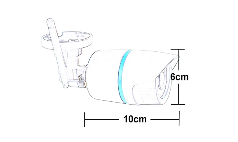 Wdskivi HD 1080 P Водонепроницаемый Открытый IP Камера P2P видеокамера с Wi-Fi Пуля CCTV Камеры Скрытого видеонаблюдения обнаружения движения SD карты