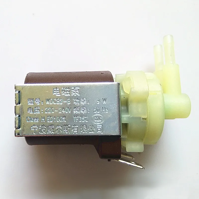 

Steam cleaner electromagnetic pump voltage/frequency AC230-240V-50Hz power 9W