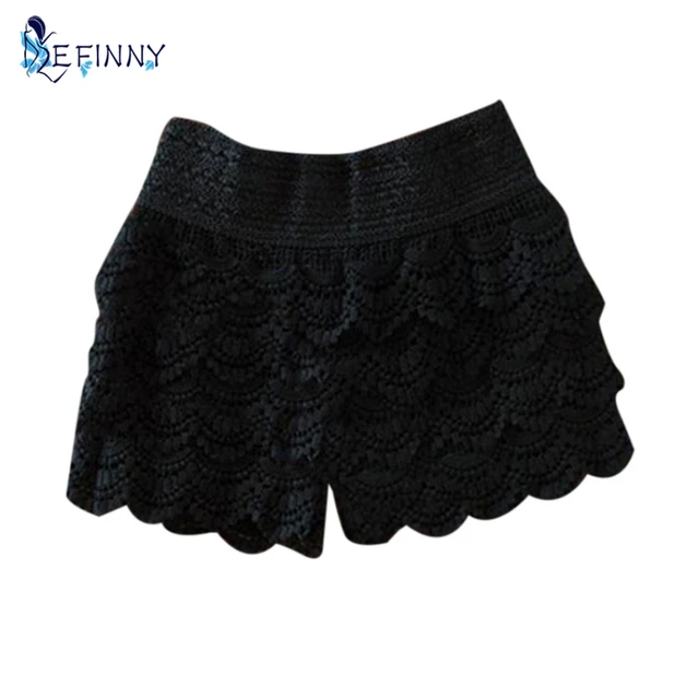 Special Price EFINNY Summer 2017 Fashion Womens Shorts Lace Crochet Elastic Waist Slim Shorts Special Price EFINNY Summer 2017 Fashion Womens Shorts Lace Crochet Elastic Waist Slim Shorts