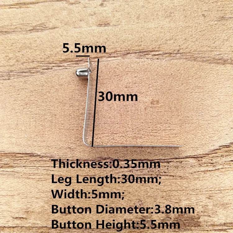 

50PCS Custom Push Button Spring Snap Clips