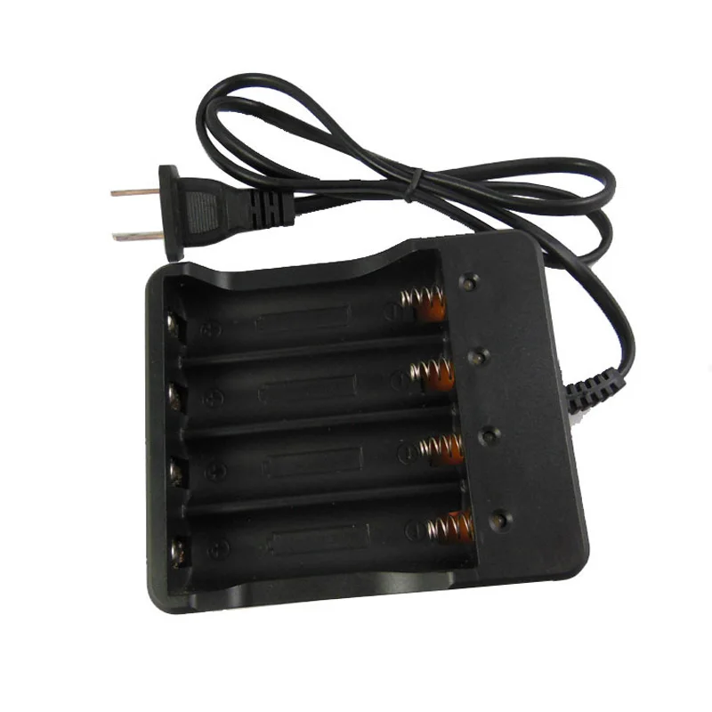 

US Plug 4 Slots Intelligent Battery Charger with Short Circuit Protection For 4x 18650 Lithium-ion Rechargeable Battery ND998