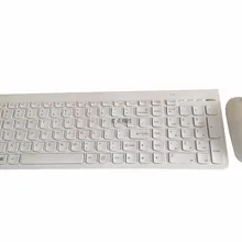 Подходит для ноутбука lenovo SK-8861, все в одном настольном компьютере, бесшумный тонкий белый беспроводной комплект с мышкой и клавиатурой США