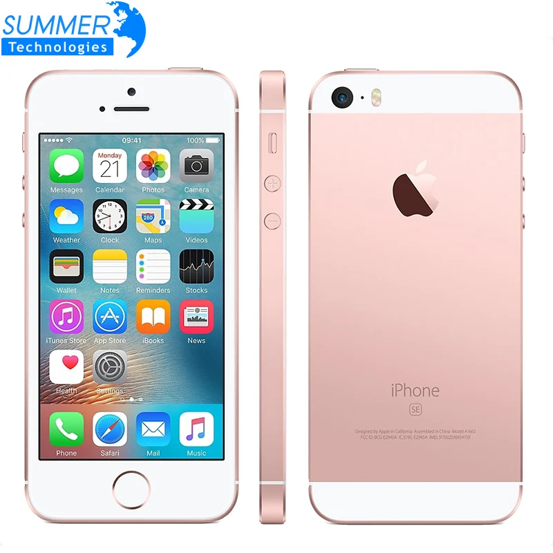 Оригинальный Apple iPhone SE открыл мобильный телефон A9 iOS 9 Dual Core 2 ГБ Оперативная память