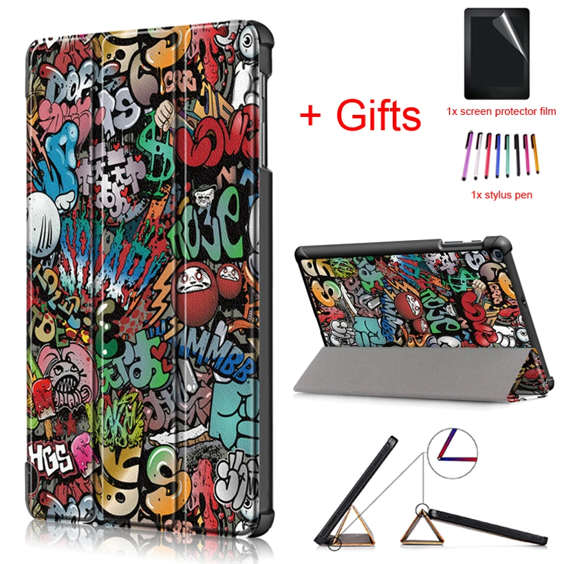 Новый чехол для Samsung Galaxy Tab A 10 1 T510 T515 SM-T510 SM-T515 2019 &quotоткидной защитный | Компьютеры