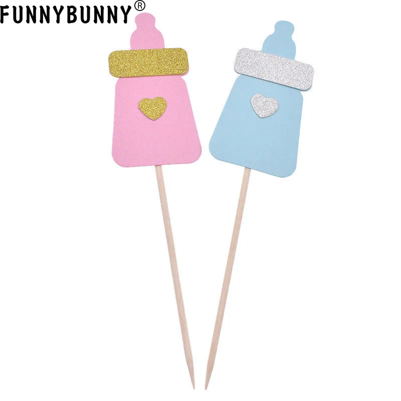 

FUNNYBUNNY Cake Toppers Birth Party Milk Bottle Mold Cake Sweet Birthday