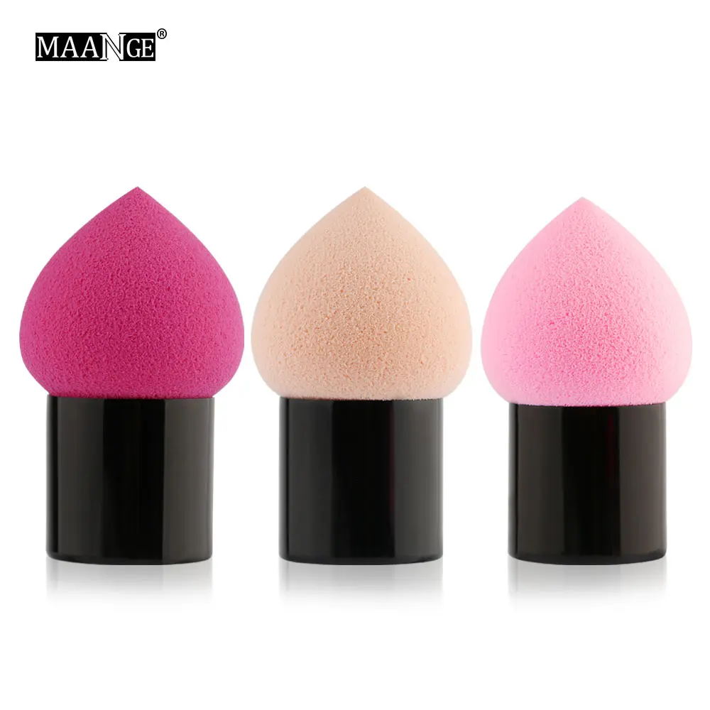 3Pcs/Set Mini Waterdrop Makeup Sponge Foundation Puffs soft Powder