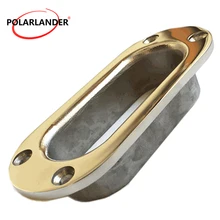 Швартовная цепь линия морской аксессуар 316 из нержавеющей стали овальные якорной трубой тесьма с якорем 139,7 мм Морская яхта