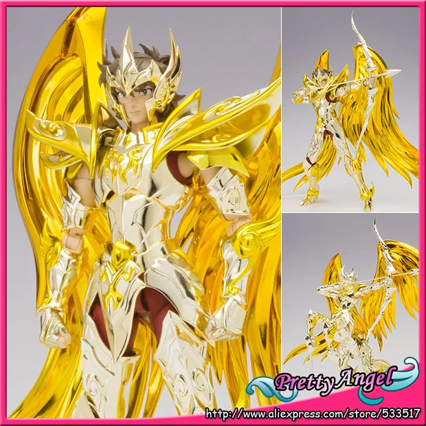 

Genuine Bandai Tamashii Nations Saint Cloth Myth EX Saint Seiya: Soul of Gold Sagittarius Aiolos God Cloth Action Figure