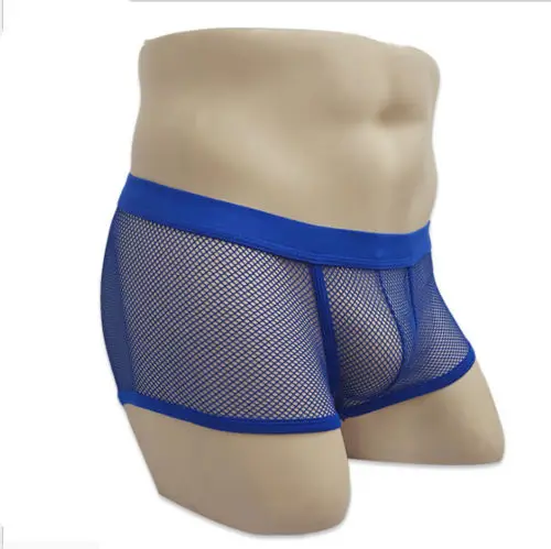 USA-Men-039-s-Mesh-Thong-Trunks-Briefs-G-string-Transparent-Underwear-Underpants