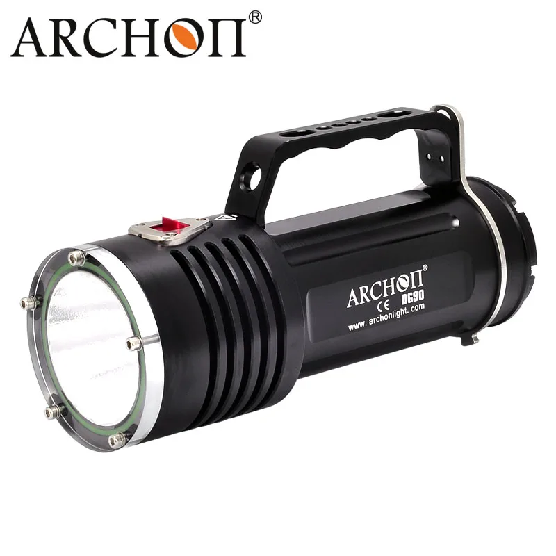 ARCHON DG90 перезаряжаемый Подводный фонарь Cree SST 90 2200lm светильник онарь для дайвинга