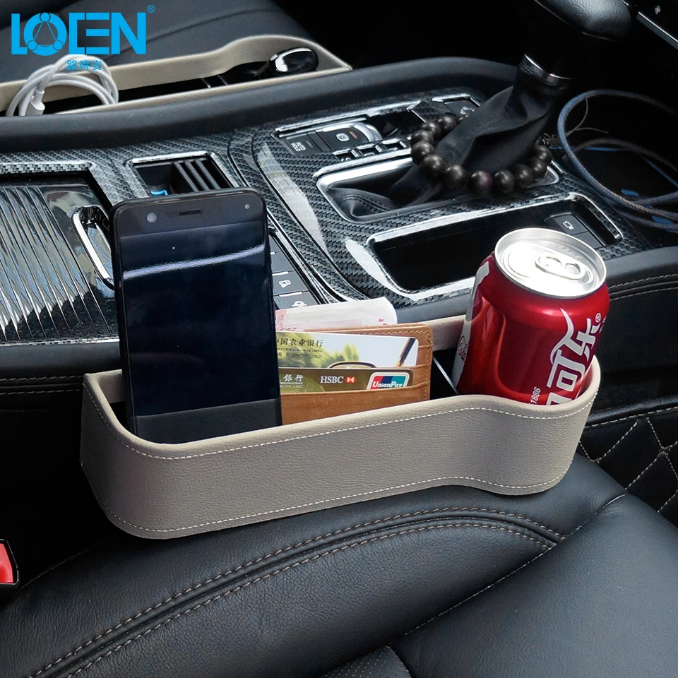 LOEN 1 шт. ящик для хранения сидений автомобиля зернистый Органайзер прорезной