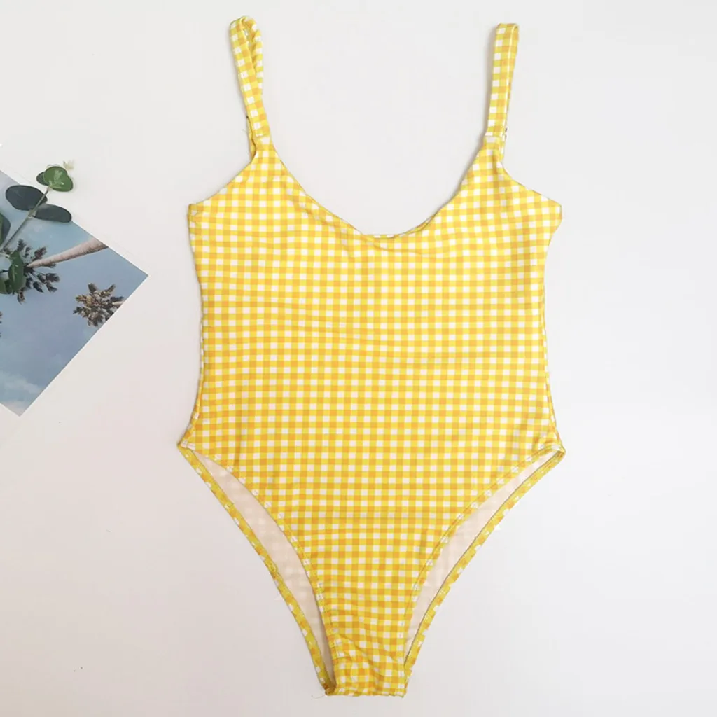 Женский цветочный принт желтый купальник пляжный купальник монокини для ванной мягкий бикини купальники бикини наборы# XTN
