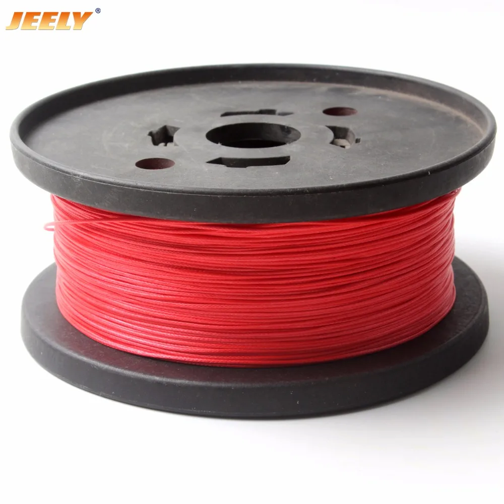 Jeely 75LBS 0.6 مللي متر رافعة سحب كابل مضفر UHMWPE 16 السواحل 50 M الأطياف