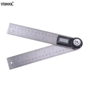

2 In 1 Multifunctional 360 Digital Degree Angle Finder Protractor Ruler With 200mm Battery Electronic Angle Gauge Protractor