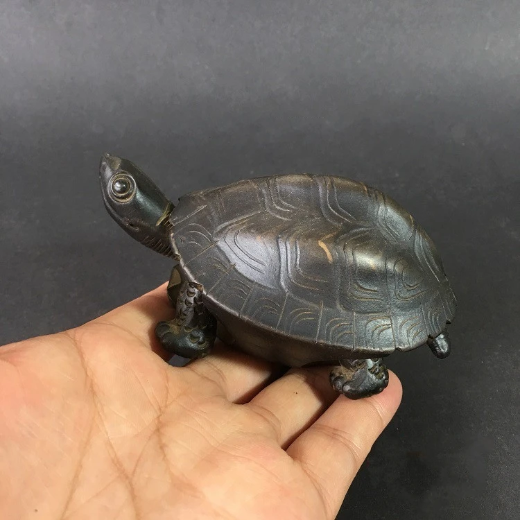 

Collection Chinese Copper Carved Animal Tortoise turtle exquisite Small Statue