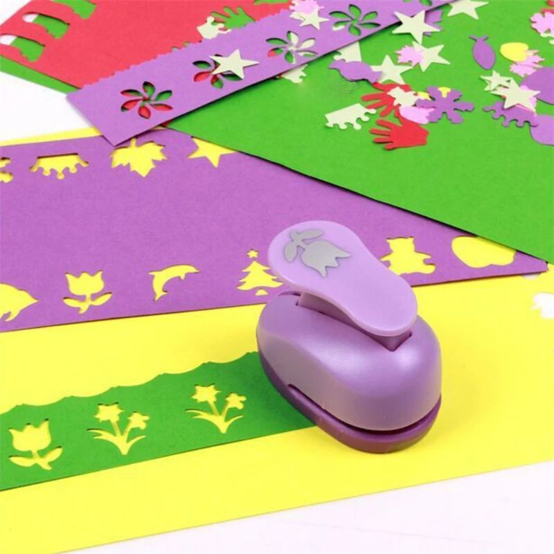  Embossing DIY Paper Printing Card Cutter Shaper Scrapbook Embossing Device Punch Kids Handmade Gift C0426#30                   15