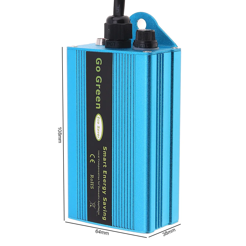 Caixa para Economia de Energia Fator de Potência Economia de Energia Ahorrador de Conta de Eletricidade até 35% para Casa Tomada ru 50kw 90-250v ue - - Image 2