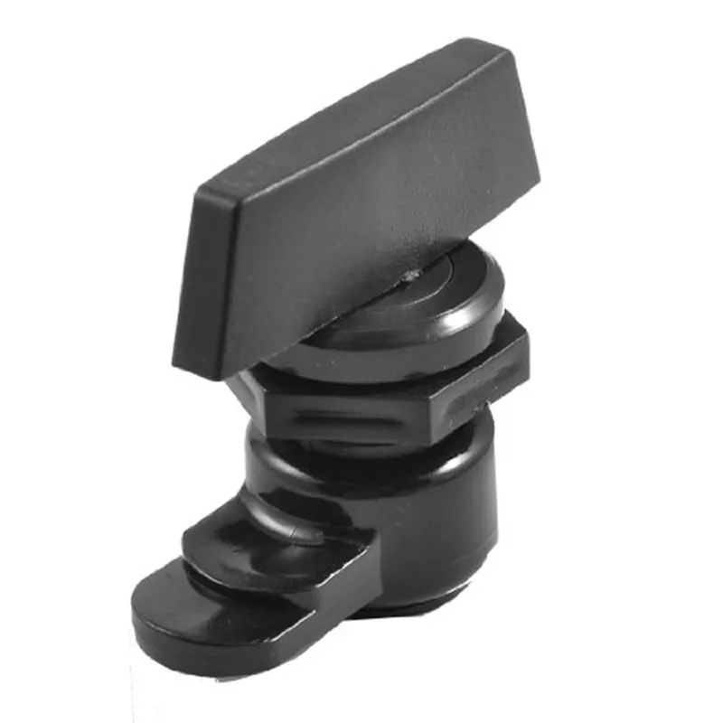 1pcs Drawer 90 Degree Rotating Plastic Door Wing Knob Cam Lock