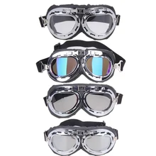 2017 NEW Vintage Harley style motorcycle gafas motocross moto goggles Scooter Goggle Glasses Aviator Pilot Cruiser