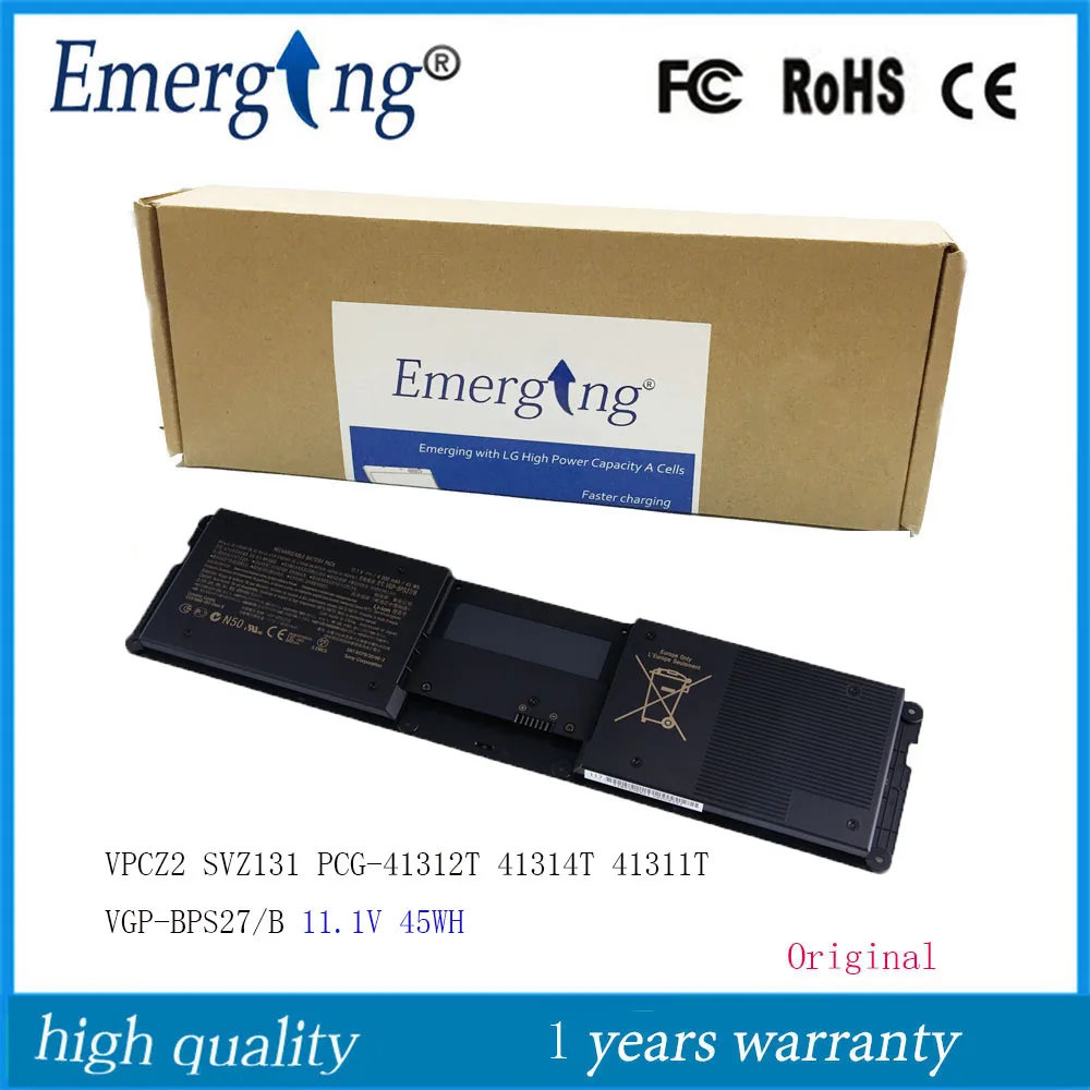 

New Original Laptop Battery BPS27 for SONY Z2 Z13 VPCZ2 SVZ131 PCG-41312T 41314T 41311T VGP-BPS27/B