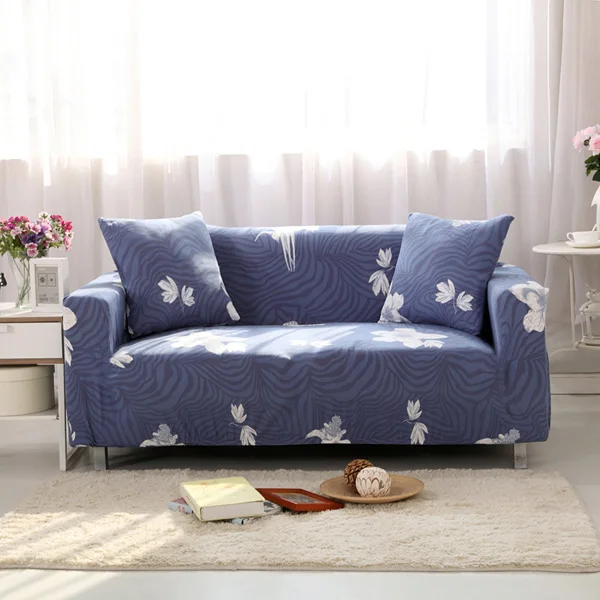 Современная мебель, декоративный защитный чехол для дивана с геометрическим цветочным принтом, съемный эластичный Эластичный чехол для дивана - Цвет: 10
