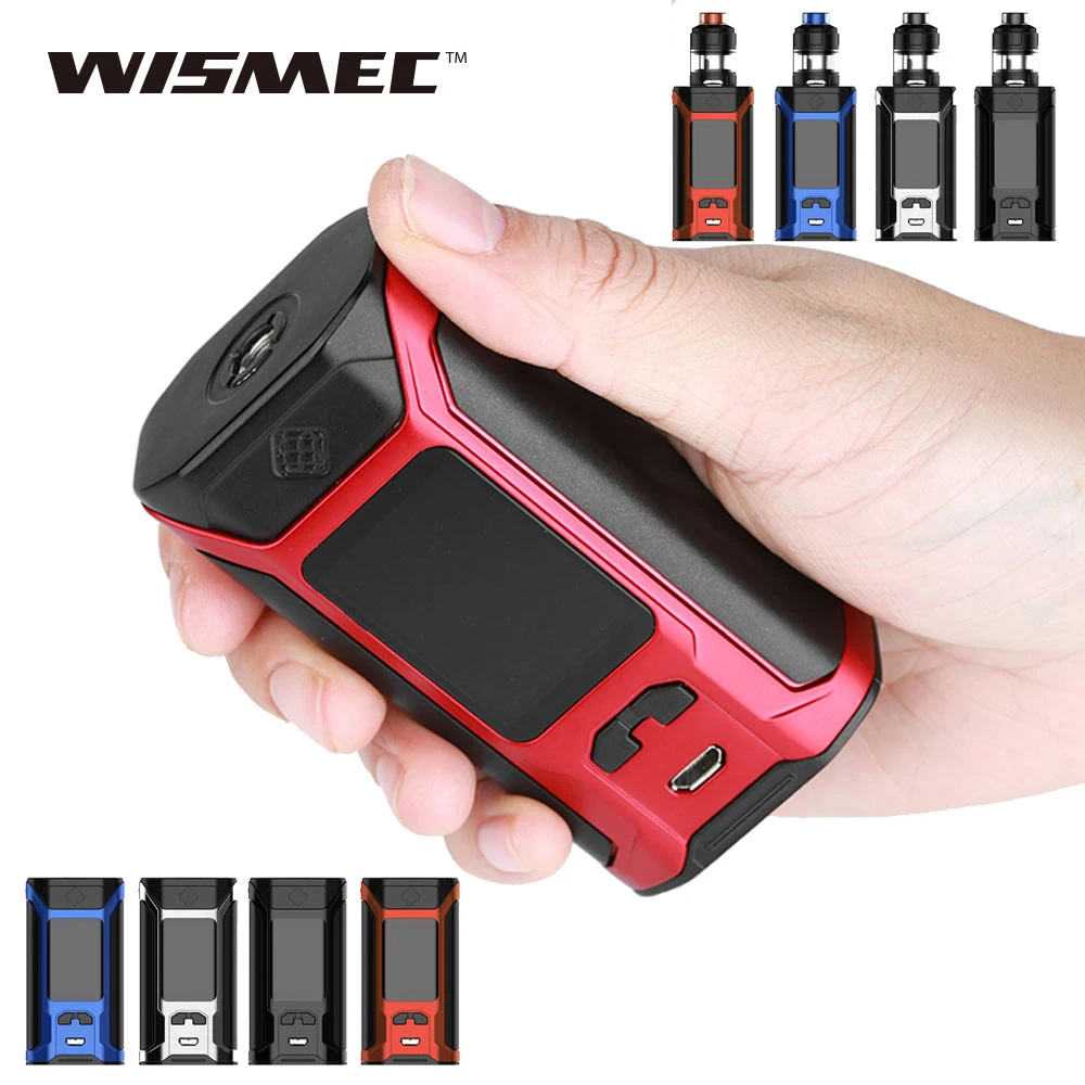 

Original WISMEC SINUOUS RAVAGE 230 Mod 200W Huge Power vsRAVAGE 230 Mod + GNOME Evo Tank Atomizer 2ml Vape Mod RAVAGE230