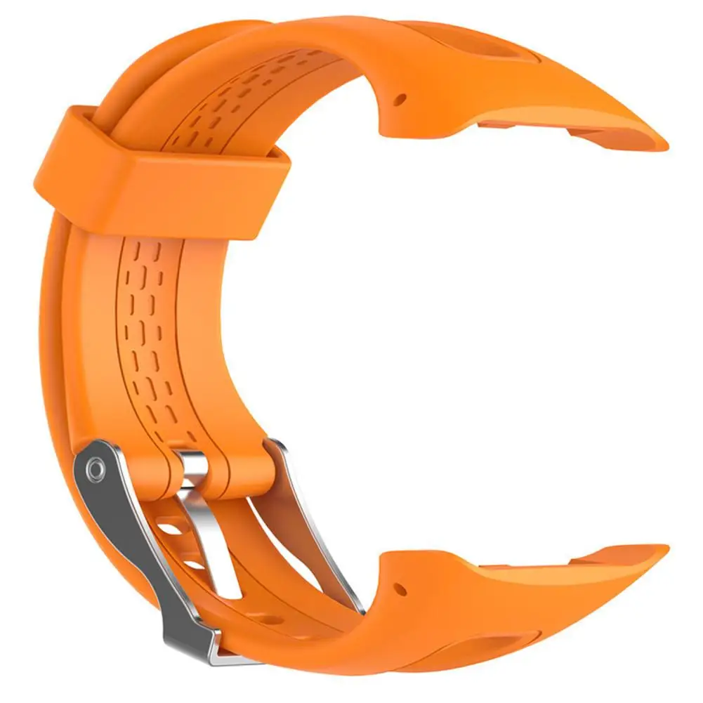 Watchbandfor Garmin Forerunner 10 15 GPS Running Small / Large With Tools Watch Quick Release Silicone Easy Fit Wrist Band Strap - Цвет: Orange