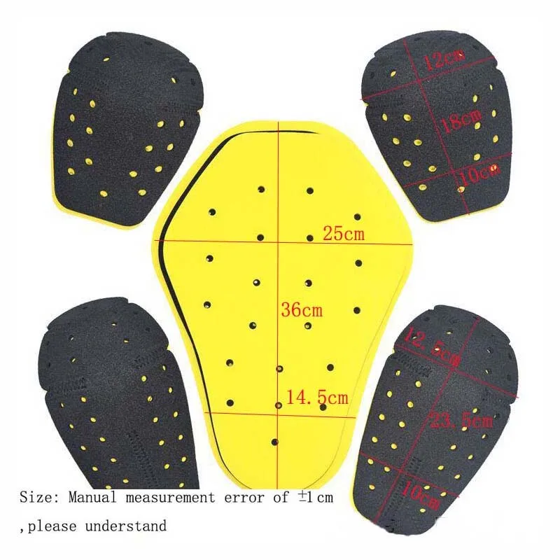 Мягкие 5 шт./лот moto rcycle защитная оболочка Броня гоночные велосипеды оборудование moto rbike мото оборудование для мотокросса плечо локоть задняя часть