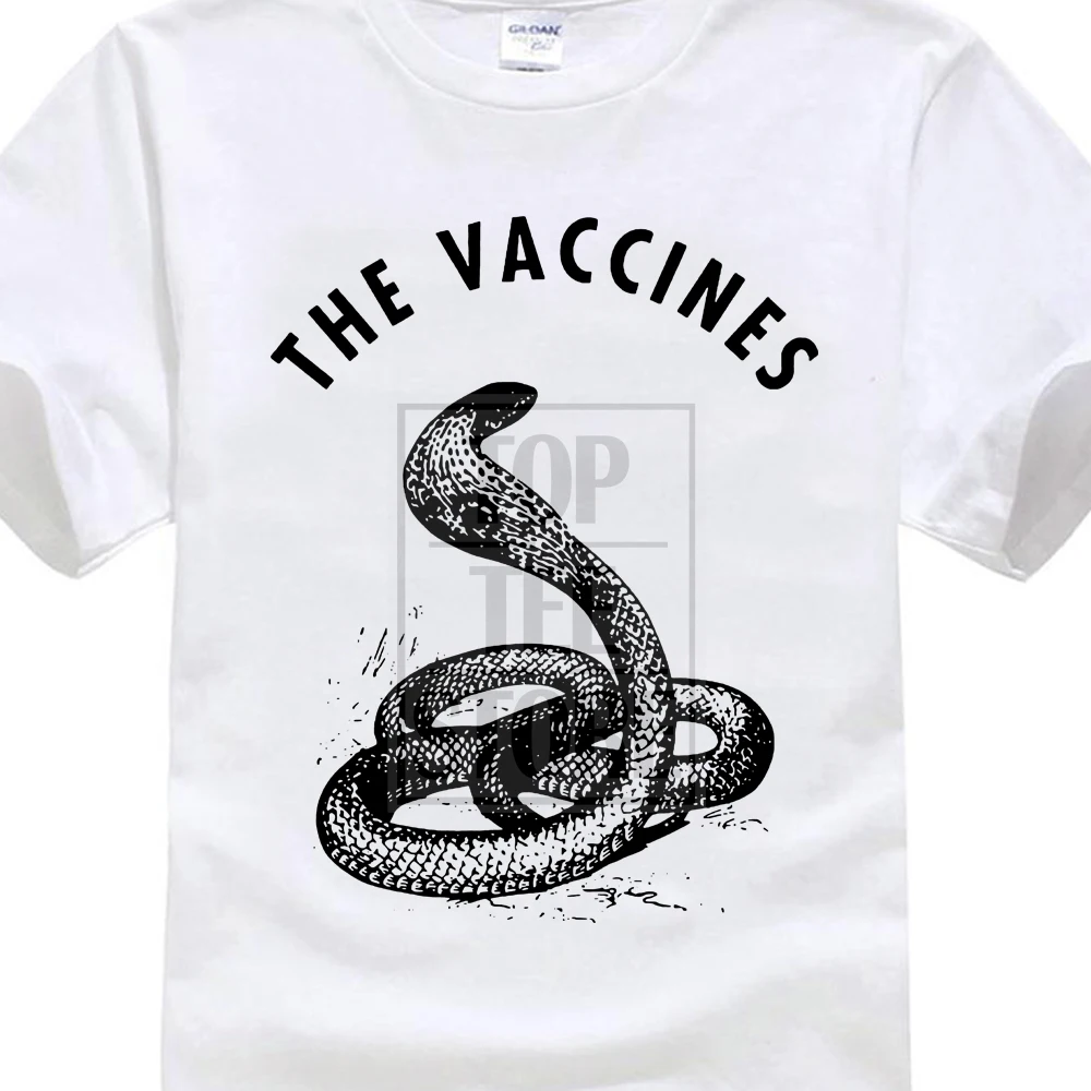 

Interesting to print Summer Cute The Vaccines Snake T Shirt English Graffiti Come Of Age Melody Calling Hipster Tops