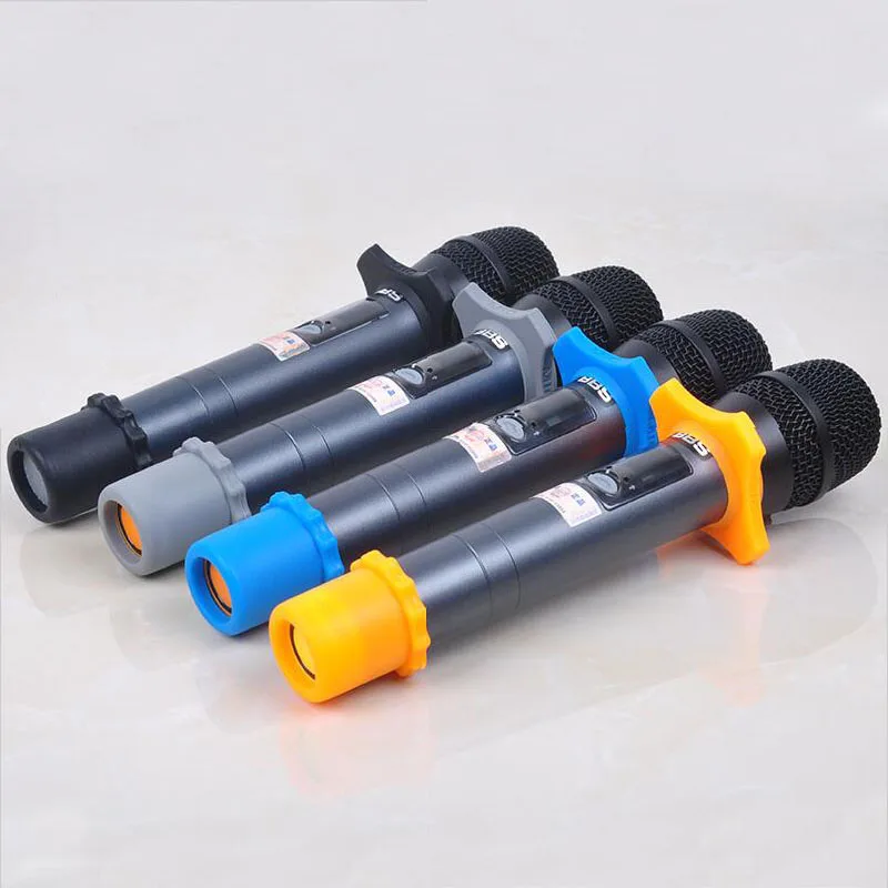 Wired/Wireless Microphone Soft Silicone Skidproof Case Mic Anti-Slip Base Non-Skid Ring KTV Replacement Drop Resistance Circle microphone cover microphone accessories