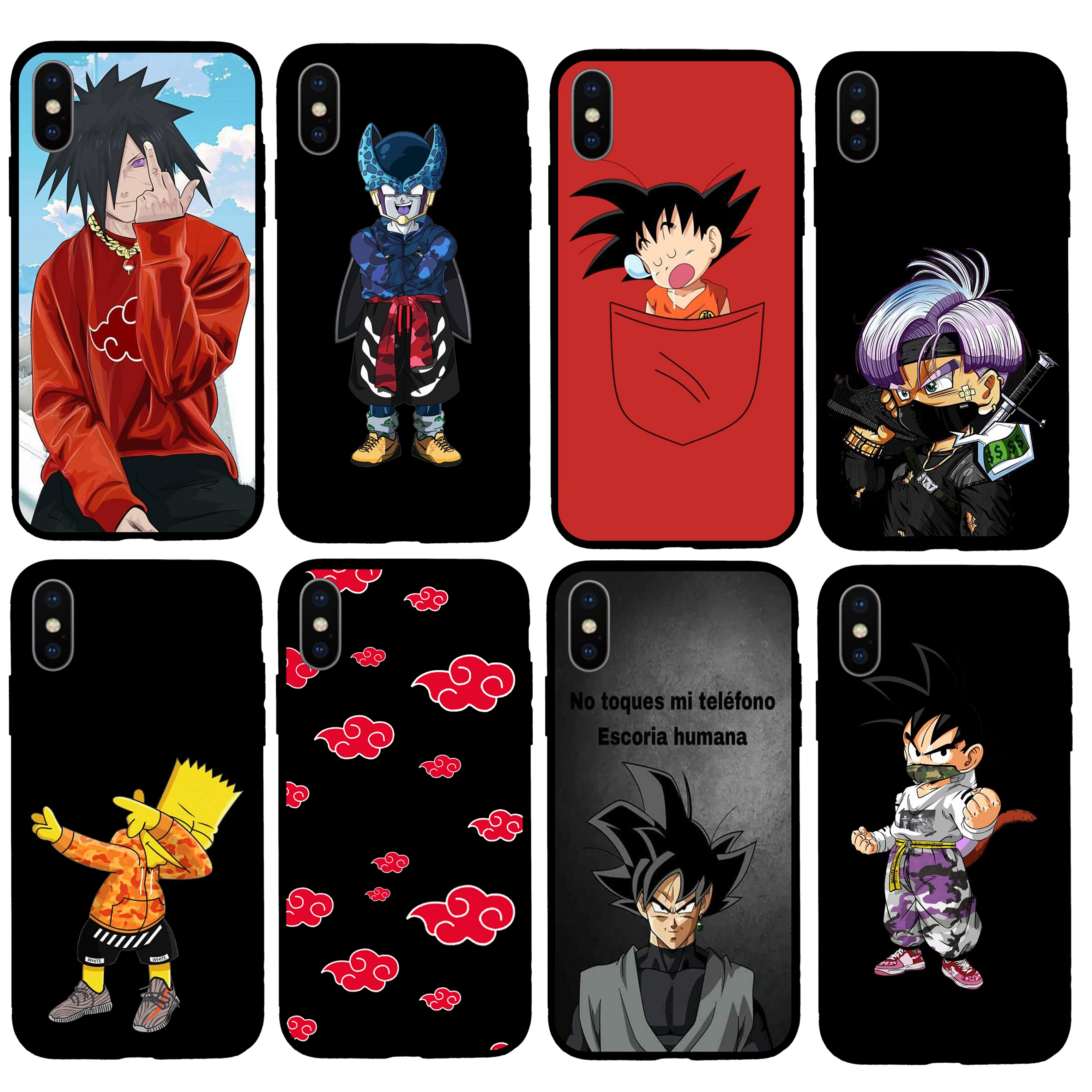 Sport Street Dragon Ball Goku Phone Soft Case For iphone 8 7 plus 6 6s X XR XSMAX 11 Pro Max Shell Funda Coque Capa |