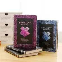 Brilliant Graphic твердый переплет Ретро bronzing дневник записная книжка Органайзер планировщик filofax a5 канцелярские граффити записная книжка подарок