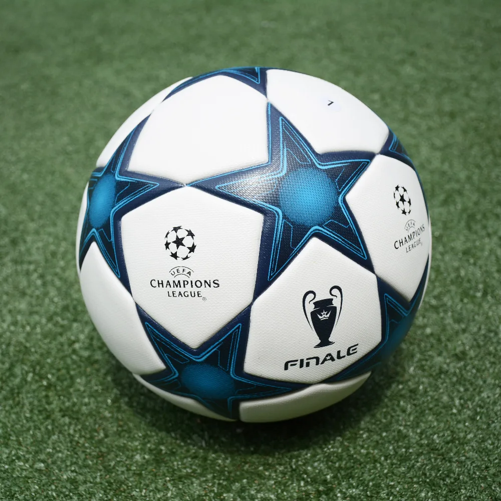 

New The Premier League Finale Champions League Size 5 Seamless PU Soccer Ball Official Training Football Ball With Gas Needle
