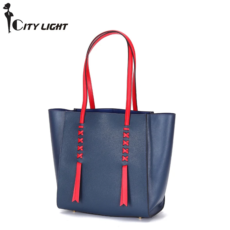 

Genuine Leather Shoulder Bag Tote Ladies Hand Bags brand Handbags for Women High capacity Crossbody Bags Bolsas sac a main